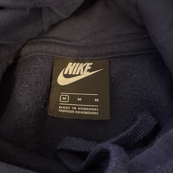 Nike Sportswear Club Fleece Navy Pullover Hoodie - Picture 5 of 6